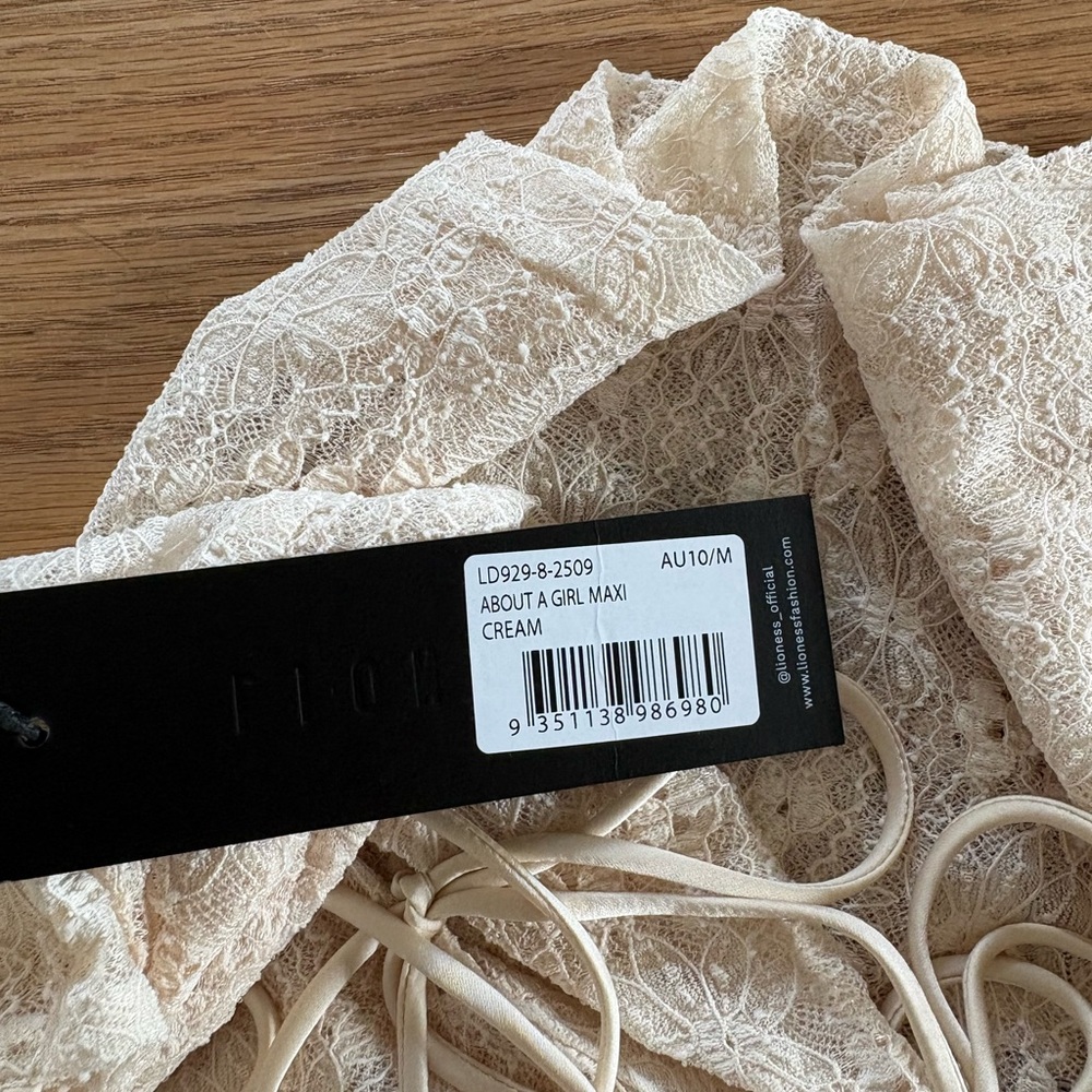 Lioness Ivory Lace Cutout Maxi Dress - Picture 3 of 3